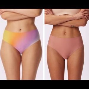 Seamless Universal High Rise Brief DUO in Solar Flair & Hot Honey